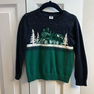 Boys Janie and Jack Train Sweater